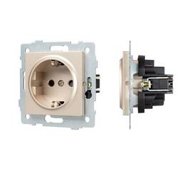 Механизм электрической розетки Arlight SCT-MEU1-PL-GD-V (250V, 16A) 049817