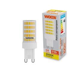 Светодиодная лампа WOLTA 11Вт 3000K G9 кукуруза матовая WSTD-JCD-11W3KG9-C