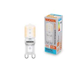 Светодиодная лампа WOLTA 5Вт 6500K G9 матовая WSTD-JCD-5W6KG9-P