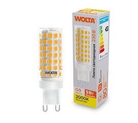 Светодиодная лампа WOLTA 9Вт 3000K G9 кукуруза матовая WSTD-JCD-9W3KG9-C