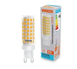 Светодиодная лампа WOLTA 9Вт 6500K G9 кукуруза матовая WSTD-JCD-9W6KG9-C