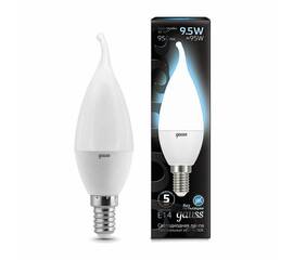 Лампа светодиодная Gauss E14 9.5W 4100K матовая 104101210