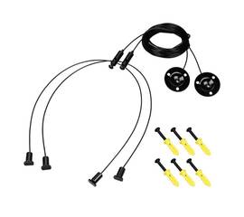 Подвес Arlight LINE-6070 2x4m Set BLACK (Pad 9x2mm) 056259