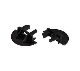 Заглушка Arlight для MIC-FS-R черная с отверстием 047224
