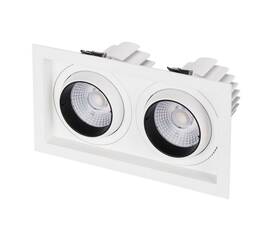 Встраиваемый светильник Arlight MS-VORTEX-BUILT-S250x140-2x30W Day4000 (WH-WH, 50 deg, 230V) 042370