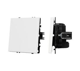 Механизм выключателя одноклавишный перекрёстный Arlight SWT-NOBE-MKX1-SFPL-WH (230V, 10A) 054234