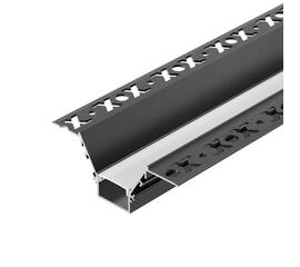 Алюминиевый профиль Arlight COMFORT21-V-FANTOM-2000 BLACK 052544