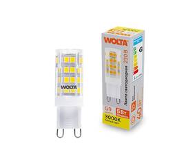 Светодиодная лампа WOLTA 5Вт 3000K G9 кукуруза матовая WSTD-JCD-5W3KG9-C