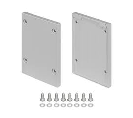 Заглушка Arlight IP-LINE-5475 SILVER глухая (Металл) 055284