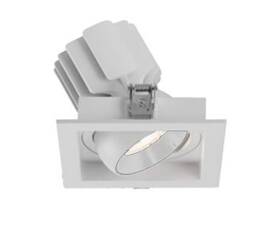 Встраиваемый карданный светильник Arlight MS-VORTEX-BUILT-S117x117-20W Warm3000 (WH-WH, 40 deg, 230V