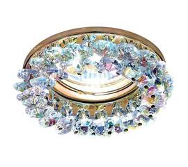Встраиваемый светильник Ambrella light Crystal K206 MULTI/G