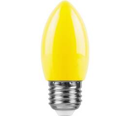 Лампа светодиодная Feron E27 1W желтая LB-376 25927