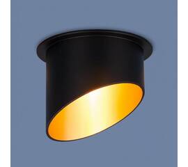 Встраиваемый светильник Elektrostandard 7005 MR16 BK/GD черный/золото a040980