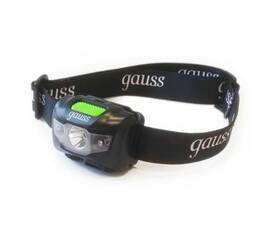 Налобный светодиодный фонарь Gauss аккумуляторный 40х60 130 лм GF405
