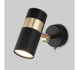 Спот Eurosvet Viero 20096/1 черный/золото