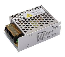 Блок питания для светодиодной ленты Feron LB002 12V 30W IP20 2,5A 41349