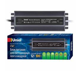 Блок питания Uniel 12V 100W IP67 8,3A UET-VAF-100A67 12V IP67 UL-00007576
