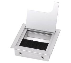 Пропуск для кабеля 80х80 мм Алюминий Ami Socket