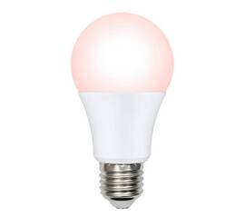 Лампа светодиодная диммируемая для птиц Uniel E27 9W LED-A60-9W/SCEP/E27/FR/DIM IP65 PLO65WH UL-00003189