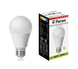 Лампа светодиодная низковольтная Feron E27 10W 4000K матовая LB-192 38265
