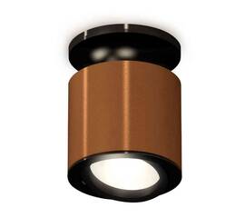 Комплект накладного светильника Ambrella light Techno Spot XS7404100 SCF/PBK кофе песок/черный полированный (N7926, C7404, N7002)