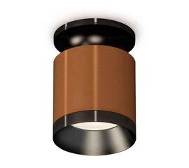 Комплект накладного светильника Ambrella light Techno Spot XS7404101 SCF/PBK кофе песок/черный полированный (N7926, C7404, N7031)