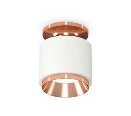 Комплект накладного светильника Ambrella light Techno Spot XS7510140 SWH/PPG белый песок/золото розовое полированное (N7930, C7510, N7035)