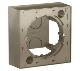 Коробка для наружного монтажа Systeme Electric AtlasDesign шампань ATN000500