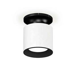 Комплект накладного светильника Ambrella light Techno Spot XS7401080 SWH/PBK/SBK белый песок/черный полированный/черный песок (N7926, C7401, N7021)