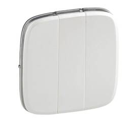 Лицевая панель Legrand Valena Allure выключателя трехклавишного жемчуг 755039