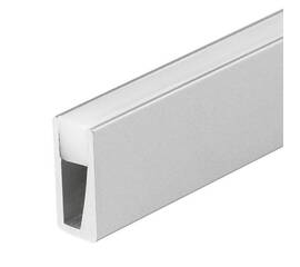 Профиль с рассеивателем Arlight ALU-NANO-6-2000 ANOD+SILICONE 021940