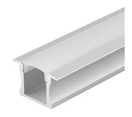 Профиль с рассеивателем Arlight ALU-SLIM-H15-F-2000 ANOD+FROST 018243