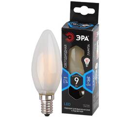 Лампа светодиодная Эра E14 9W 4000K F-LED B35-9w-840-E14 frost Б0046996