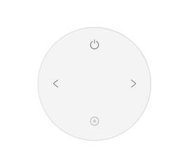 Пульт Arlight SMART-801-22-1G-DIM White (3V, Magnet, 2.4G) 046476
