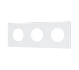 Рамка стеклянная на 3 поста Arlight FRM-GLARE-GC-3-WH 043838