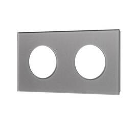 Рамка стеклянная на 2 поста Arlight FRM-GLARE-GC-2-GR 043837
