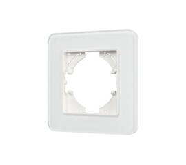 Рамка стеклянная на 1 пост Arlight FRM-OMALI-GS-1-WH 049648
