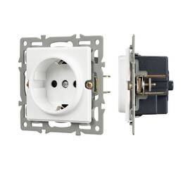 Механизм электрической розетки Arlight SCT-GP-MEU-PL-WH (250V, 16A) 043739