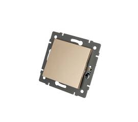 Механизм выключателя одноклавишный самовозвратный Arlight SWT-MKR1-PL-GD-V (250V, 10A) 049882