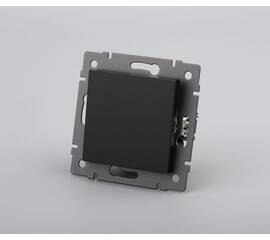 Механизм выключателя одноклавишный перекрёстный Arlight SWT-MKX1-PL-BK-V (250V, 10A) 049876