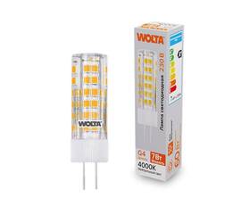 Светодиодная лампа WOLTA 7Вт 4000K G4 кукуруза матовая WSTD-JC-220V7W4KG4-C