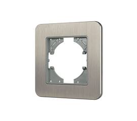 Рамка алюминиевая на 1 пост Arlight FRM-AKIRY-AL-1-SR 049680