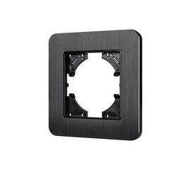 Рамка алюминиевая на 1 пост Arlight FRM-AKIRY-AL-1-BK 049681