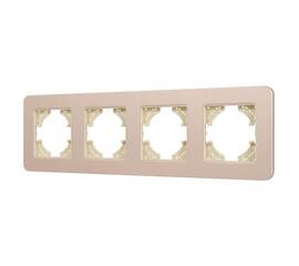 Рамка на 4 поста алюминиевая Arlight FRM-AKIRY-SFAL-4-GD 049745