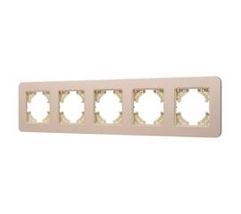 Рамка на 5 постов алюминиевая Arlight FRM-AKIRY-SFAL-5-GD 049748