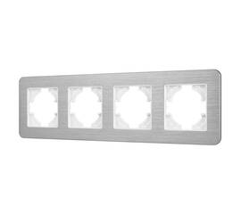 Рамка на 4 поста алюминиевая Arlight FRM-AKIRY-AL-4-SR 049731