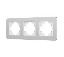 Рамка на 3 поста алюминиевая Arlight FRM-AKIRY-SFAL-3-SR 049740