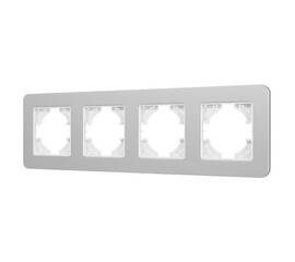 Рамка на 4 поста алюминиевая Arlight FRM-AKIRY-SFAL-4-SR 049743