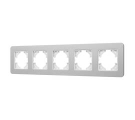 Рамка на 5 постов алюминиевая Arlight FRM-AKIRY-SFAL-5-SR 049746