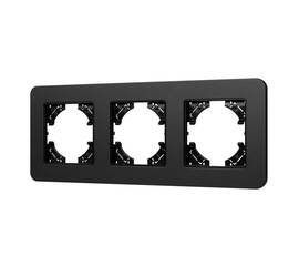 Рамка на 3 поста алюминиевая Arlight FRM-AKIRY-SFAL-3-BK 049741